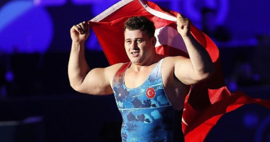 Turkish athlete Rıza Kayaalp equaled the record as European champion for the 12th time